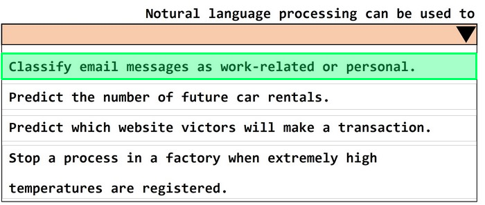 Correct answer diagram