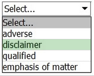Correct answer diagram