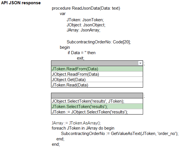 Correct answer diagram
