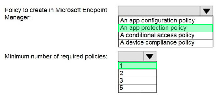 Correct answer diagram