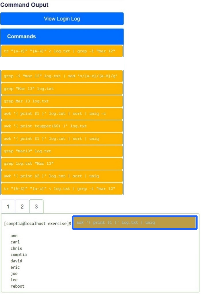 Correct answer diagram